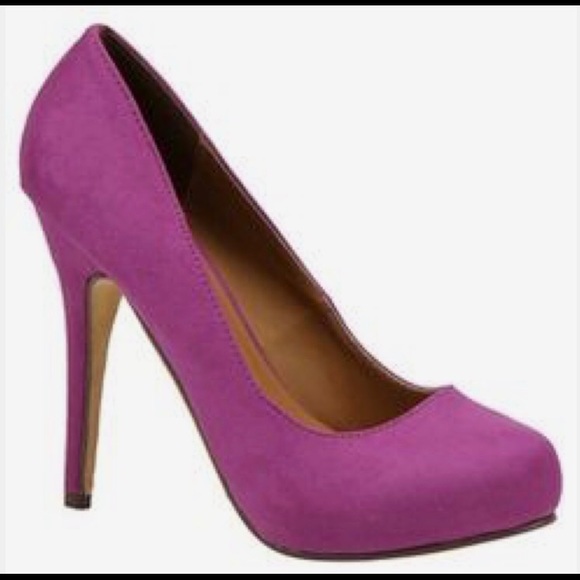 *NWT* Michael Antonio purple suede pumps-Size 5.5/6 - Picture 8 of 8